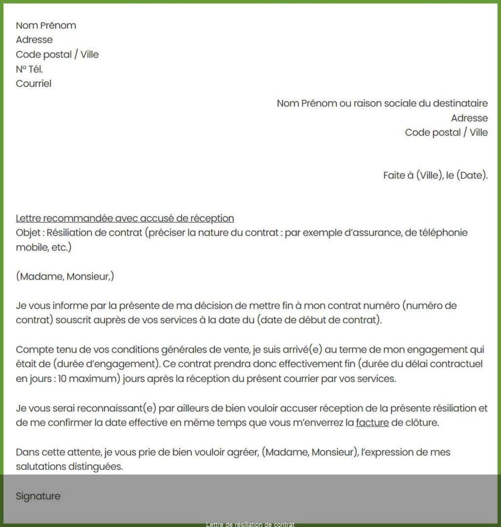 tout savoir pour résilier vos contrats facilement : étapes, délais, modèles de lettres et conseils pour éviter les frais.